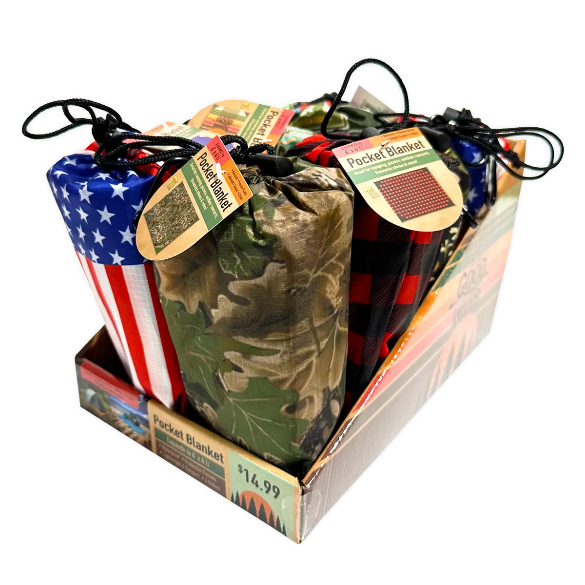 Outdoor Adventures Assortment Floor Display 56 Pieces Per Retail Ready Display 88531 NOVELTY INC