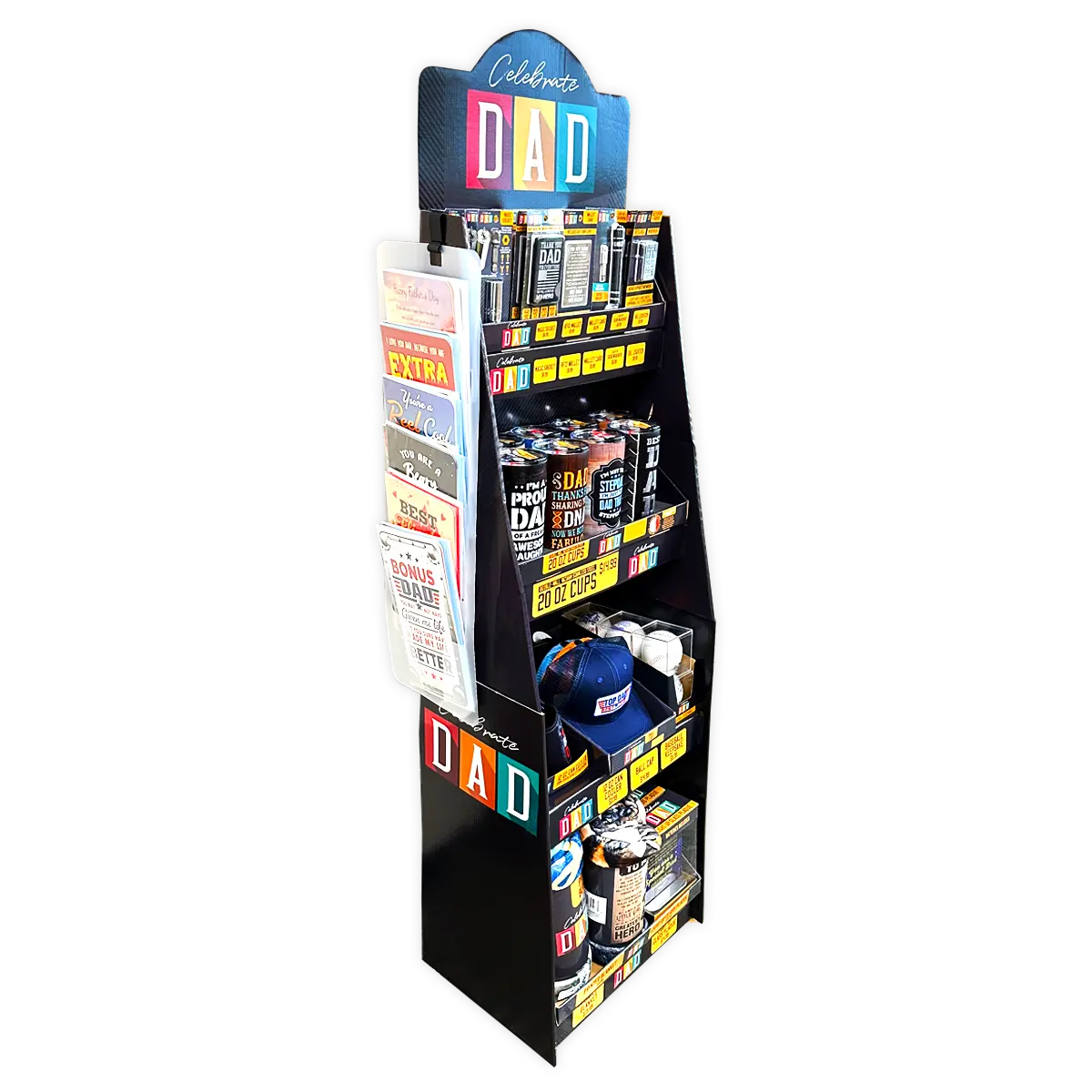 Father's Day Assorted Floor Display - 71 Pieces Per Retail Ready Display 88533 KIPP BROTHERS