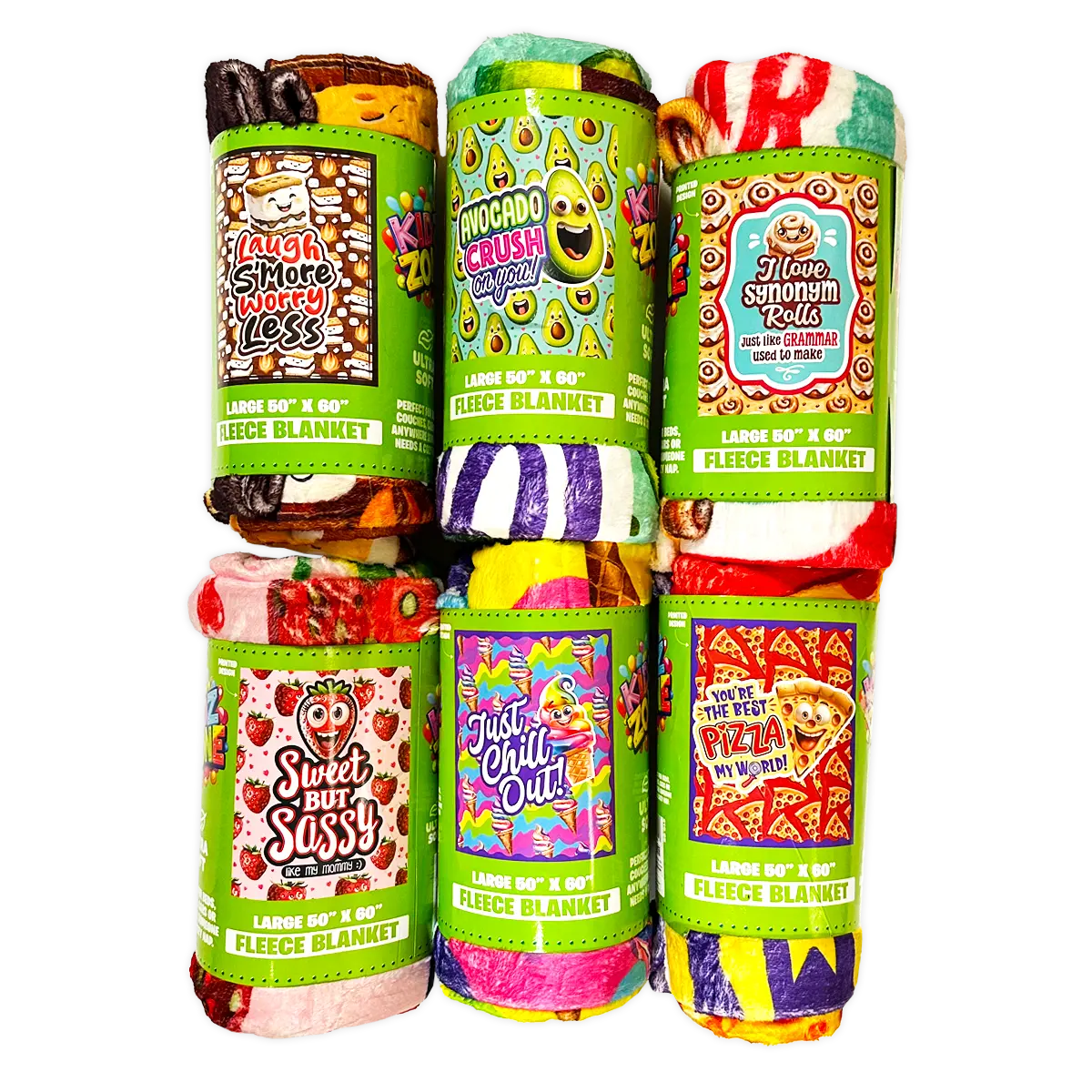 Kids Zone Plush Assortment Floor Display - 30 Pieces Per Retail Ready Display 88566 KIPP BROTHERS