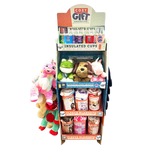 Hug 'N Sip Cup Plush Assortment Floor Display - 38 Pieces Per Retail Ready Display 88567 KIPP BROTHERS