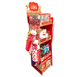 Valentine's Day Glass and Gift Assortment Floor Display - 57 Pieces Per Retail Ready Display 88573 KIPP BROTHERS