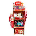Valentine's Day Glass and Gift Assortment Floor Display - 57 Pieces Per Retail Ready Display 88573 KIPP BROTHERS
