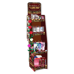 Valentines Day Rose Plush and Gift Assortment Floor Display - 78 Pieces Per Retail Ready Display Kit 88615 NOVELTY INC