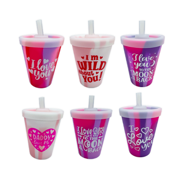 Valentines Day Glass Plush and Gift Assortment Floor Display - 56 Pieces Per Retail Ready Display Kit 88616 NOVELTY INC