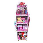 Valentines Day Glass Plush and Gift Assortment Floor Display - 56 Pieces Per Retail Ready Display Kit 88616 NOVELTY INC