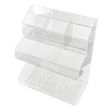 Merchandising Fixture - Acrylic Nine Bin Bulk Display 971620