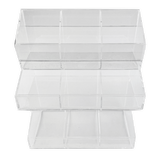 Merchandising Fixture - Acrylic Nine Bin Bulk Display 971620