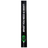 Merchandising Fixture - Wing Rack Side Merchandising Sign 973360