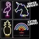 Neon Sign Assortment Floor Display (SHEETZ EXCLUSIVE)- 17 Pieces Per Retail Ready Display 88455