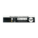 Merchandising Fixture - 3' USB to Lightning Charging Cable Sign 979390