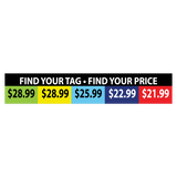 Merchandising Fixture  - Sungear SBT Retail Pricing Strip Signage ONLY 980480 SUN GEAR