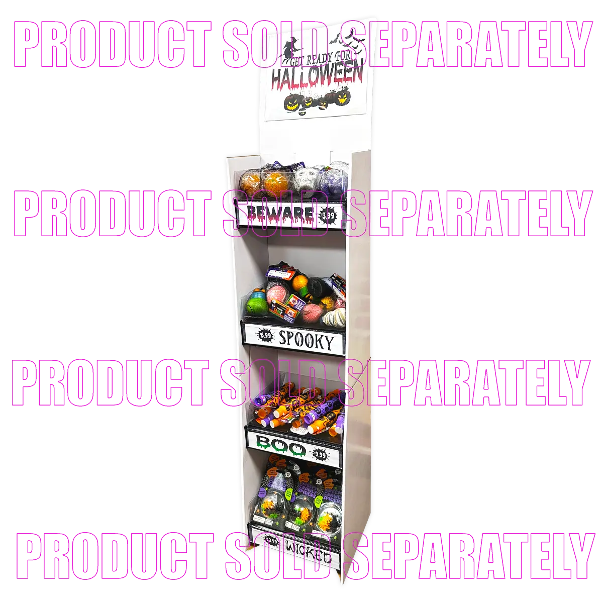 Merchandising Fixture - Generic Corrugated Floor Display ONLY 980500 NOVELTY INC