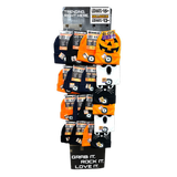 Custom Halloween Knit Hat Beanie LED Light Assortment Floor Display - 18 Pieces Per Retail Ready Display Kit 88689 NOVELTY INC