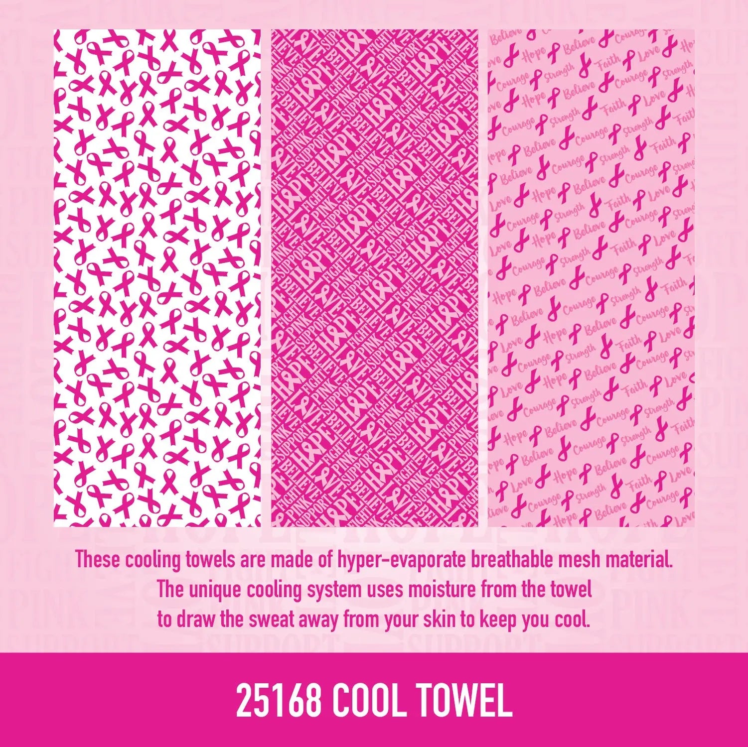 Breast Cancer Awareness Pink Support Squad Assortment Floor Display - 89 Pieces Per Retail Ready Display 88560 NOVELTY INC