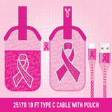 Breast Cancer Awareness Pink Support Squad Assortment Floor Display - 89 Pieces Per Retail Ready Display 88560 NOVELTY INC