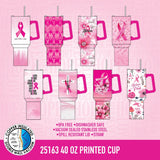 Breast Cancer Awareness Pink Support Squad Assortment Floor Display - 89 Pieces Per Retail Ready Display 88560 NOVELTY INC