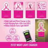 Breast Cancer Awareness Pink Support Squad Assortment Floor Display - 89 Pieces Per Retail Ready Display 88560 NOVELTY INC