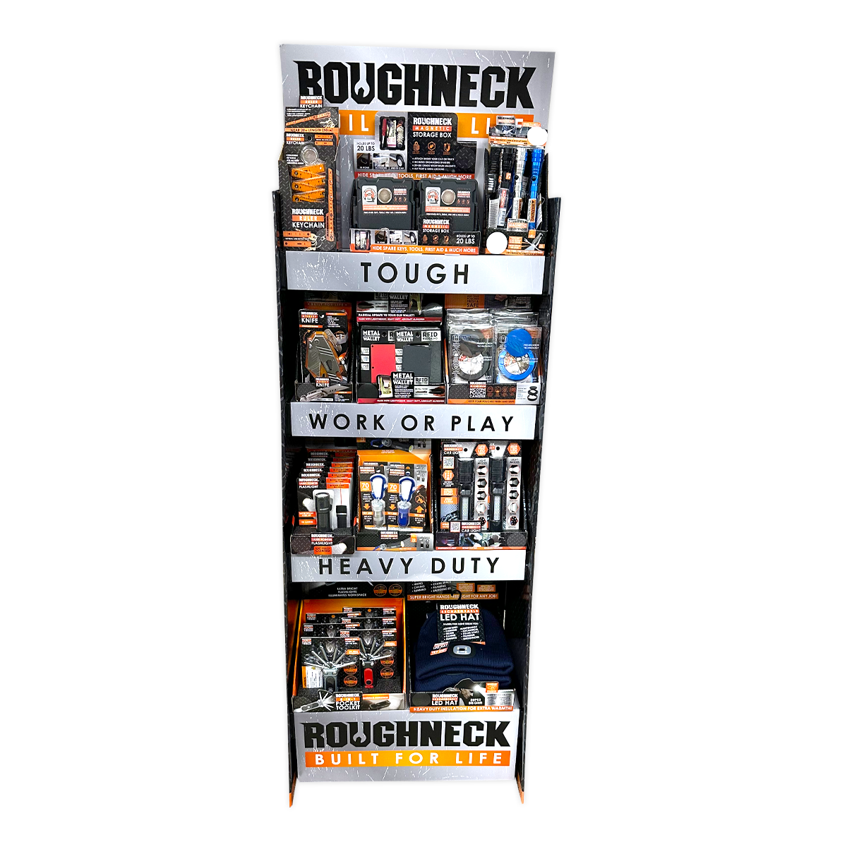 Roughneck - Impulse Tools Assortment Floor Display - 66 Pieces Per Retail Ready Display 88618 ROUGHNECK