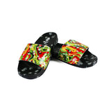 Himpy Slides - Mens Jamaican Pearl Black Sandal - 1 Pair Per Pack ALL STUFF 420