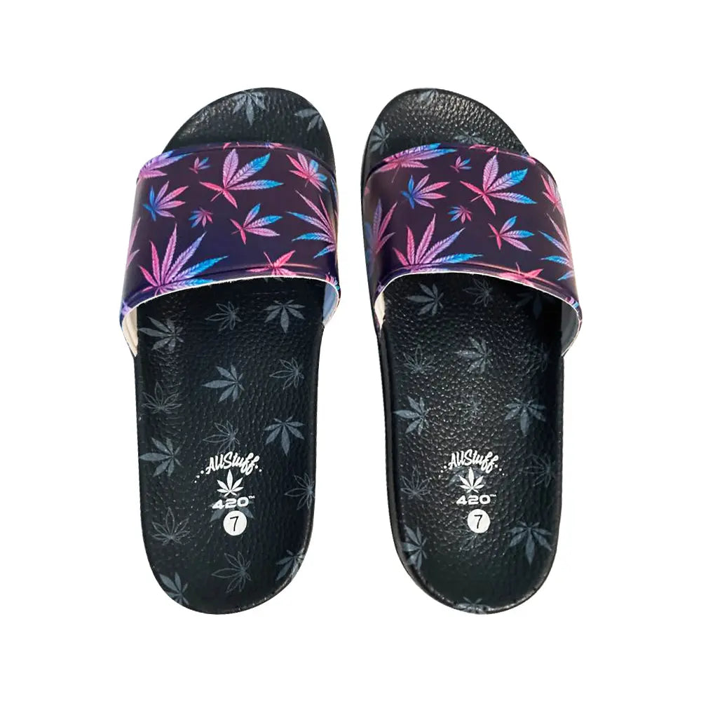 Himpy Slides - Womens Grape Ape Purple Sandal - 1 Pair Per Pack ALL STUFF 420