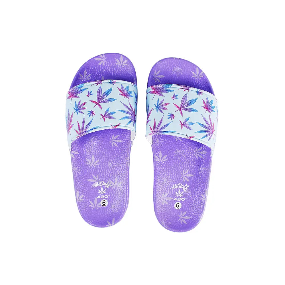Himpy Slides - Womens Purple Tangie Sandal - 1 Pair Per Pack ALL STUFF 420