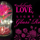 Glass Dome Rose Keepsake - 6 Pieces Per Retail Ready Display 24544 NOVELTY INC