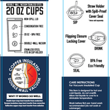 20 oz Stainless-Steel Insulated Printed Cup Friendly Express - 1 Piece Per Pack 41772