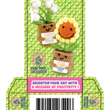 Emotional Support Keepsake Crochet Plush Flowers - 6 Pieces Per Retail Ready Display 26549