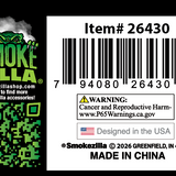 Full Print Butt Bucket Ashtray with LED Light - 6 Pieces Per Retail Ready Display 26430