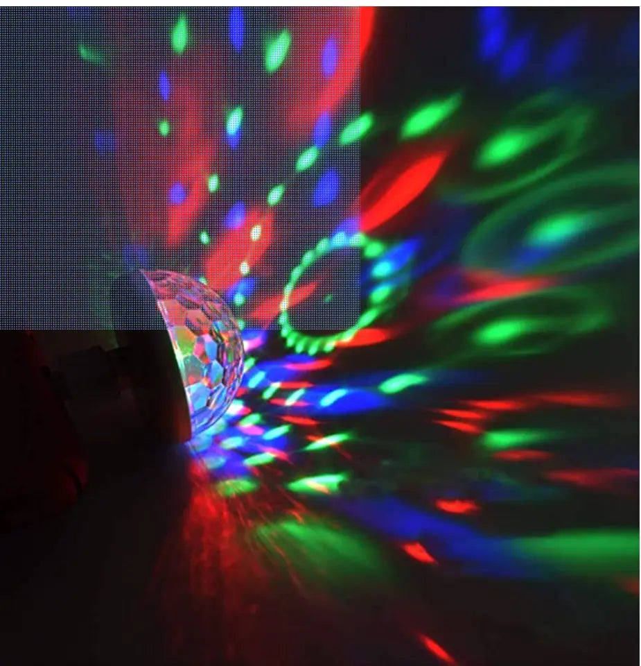 Mood Light Mini USB Disco Ball - 4 Pieces Per Retail Ready Display 41677 CAR VIBEZ