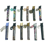 Thin Tube Lighter with Charm- 12 Pieces Per Retail Ready Display 41485 SMOKEZILLA