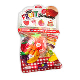 Squish and Squeeze Scented Fruit Bead Ball Toy with Stickers - 12 Pieces Per Pack 23356