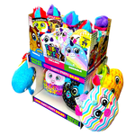 Pillow Plush Fluffy Stuffy Assortment Floor Display - 30 Pieces Per Retail Ready Display 88438 KIPP BROTHERS