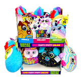 Pillow Plush Fluffy Stuffy Assortment Floor Display - 30 Pieces Per Retail Ready Display 88438 KIPP BROTHERS