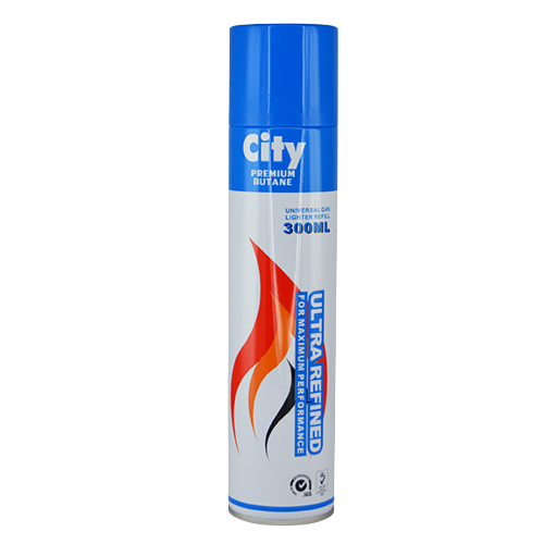ITEM NUMBER 017031 300ML BUTANE 12 PIECES PER DISPLAY