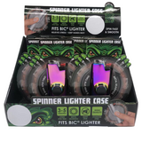 Metal Spinner Lighter Case - 12 Pieces Per Retail Ready Display 23059