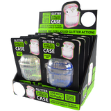 Earbud Case Liquid Glitter - 8 Pieces Per Retail Ready Display 20357