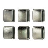 Metal Cigarette Rolling Box with Engraved Top - 6 Pieces Per Retail Ready Display 21502