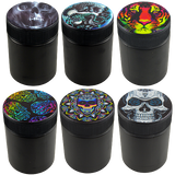 Smell Proof Glass Storage Container - 6 Pieces Per Retail Ready Display 21722