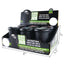 ITEM NUMBER 021761 BLACK GLASS JAR CONTAINER F 6 PIECES PER DISPLAY