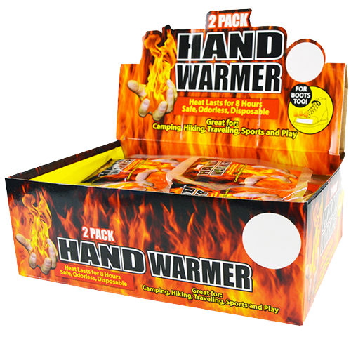 ITEM NUMBER 021764 HAND WARMER 24 PIECES PER DISPLAY