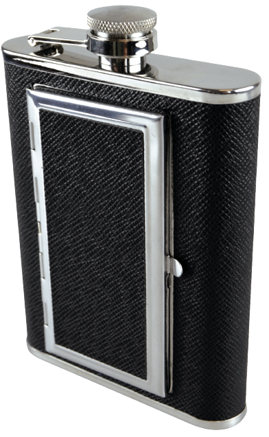 ITEM NUMBER 021768 FLASK CIGARETTE CASE 6 PIECES PER DISPLAY