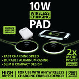 Wireless Charging Pad with Power Cable- 6 Pieces Per Retail Ready Display 21784