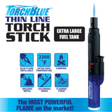 WHOLESALE TORCH BLUE THIN STICK TORCH 12 PIECES PER DISPLAY 21791
