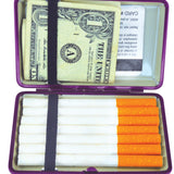 100s Cigarette Case with Mirror - 8 Pieces Per Retail Ready Display 21871