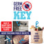 ITEM NUMBER 021875 PLASTIC GERM FREE KEY RING 24 PIECES PER DISPLAY