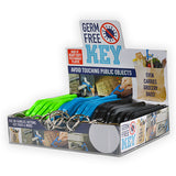 Plastic Germ Free Key Ring 24 Pieces Per Retail Ready Display 21875
