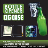 WHOLESALE CIGARETTE CASE BOTTLE OPENER 8 PIECES PER DISPLAY 21884