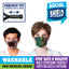 ITEM NUMBER 021889 PRINTED FACE COVERING 24 PIECES PER DISPLAY