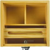 Large Wood Locking Storage Box - 3 Pieces Per Retail Ready Display 21910